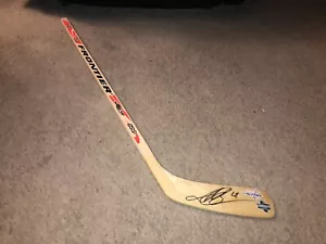 ALEX ALEXEYEV SIGNED AUTOGRAPHED WASHINGTON CAPITALS LOGO MINI HOCKEY STICK COA - Picture 1 of 4