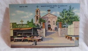 Mission Nuestra Senora De Guadalupe Juarez Mexiko Vintage Postkarte 1939. - Bild 1 von 2