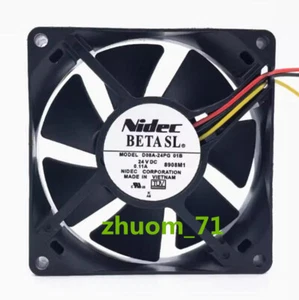 1PC NIDEC D08A-24PG 01B 24V 0.11 8CM 80*80*25MM inverter cooling fan - Picture 1 of 5