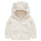 Kids Girl Boy Soft Fleece Warm Jacket Bear Easter Bunny Ear HoodedCoat Holiday??
