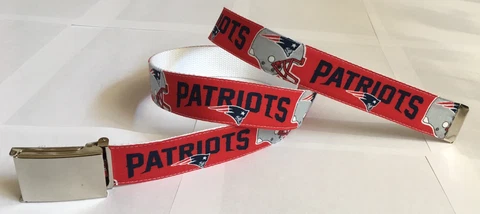 New England Patriots BELT Buckle Pro Football Fan Team Gear NFL Shop Champions Cover