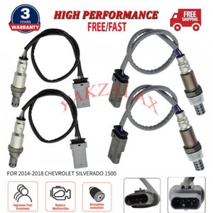 Fits GMC Sierra 1500 Chevrolet Silverado 1500 2014-2017 4PCS 02 Oxygen O2 Sensor - Picture 1 of 11