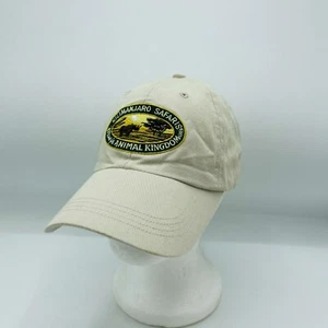 Disney Kilimanjaro Safari Animal Kingdom Baseball Hat Cap Adult Beige Adjustable - Picture 1 of 8