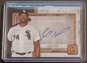 2020 Topps Museum Collection Eloy Jimenez Archival Autograph Copper 37/50 AA-EJ 