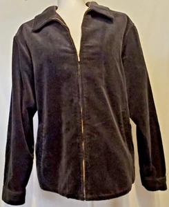 Marsh Landing Damen Gr. Medium schwarz Cord Reißverschluss Stretch Jacke Mantel - Bild 1 von 24