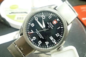 Herren 44,5 mm CX Schweizer Militär MIRAGE Fliegeruhr Schweizer Quarz 2858 SS 9" - Bild 1 von 12