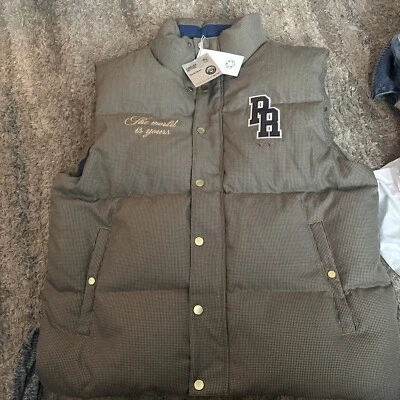 SZ L Puma Rhuigi Rhude Puffer Vest Duck Down - MSRP $ 400 New Authentic Nwt - Image 1 of 4