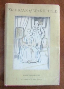 THE VICAR OF WAKEFIELD by Oliver Goldsmith ILLUS John Austen 1939 HBDJ - Picture 1 of 9