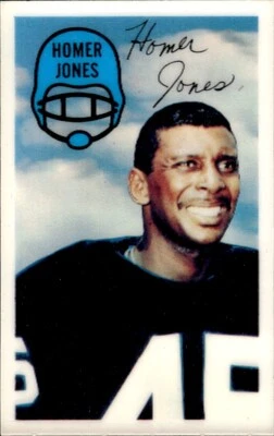 1970 Kellogg's Homer Jones Cleveland Browns #52 - Image 1 of 2