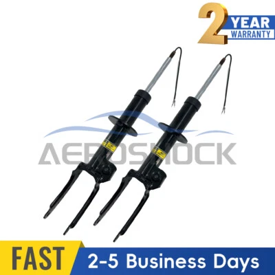 Pair Front Shock Absorbers w /PASM Fit Porsche Cayenne 958 VW Touareg 2011-2018 - Image 1 of 4