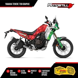 Yamaha Tenere 700 / WR -Full Graphic Sticker Decal Wrap Kit Fits / 2019-2025 - Foto 1 di 15