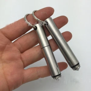 Mini Stainless Steel Outdoors Pen Tungsten Steel Head Portable Men EDC Write Pen - Picture 1 of 5