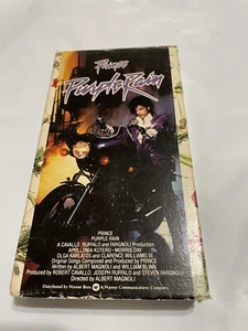 Purple Rain VHS Prince Warner 1st Edition 1984 Pop Rock Music - Picture 1 of 8