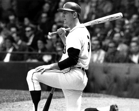 1967 Detroit Tigers AL KALINE Glossy 8x10 Photo Baseball Print On-Deck Poster Cover