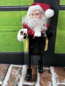 Vintage Mr Christmas Stepping Santa Ladder Climbing Santa For Parts - Picture 1 of 11