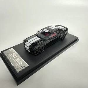 SH 1:64 Black Dodge Challenger SRT Hellcat Muscle Sports Diecast-Modellauto - Bild 1 von 7