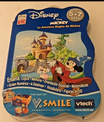 NEW Spanish V-TECH V.SMILE V-MOTION MICKEY MOUSE  ACTIVE LEARNING GAME AGE 5-7 - Image 1 of 4