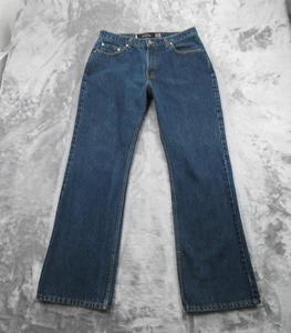 Vintage Levis SilverTab Flare Jeans Mens 34x34 Blue Denim Made in USA 90s Y2K - Picture 1 of 20