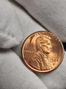 !!Bid Now!! Uncirculated 1984 D Die Crack Error Beautiful Penny  !!Bid Now!! - Picture 1 of 6