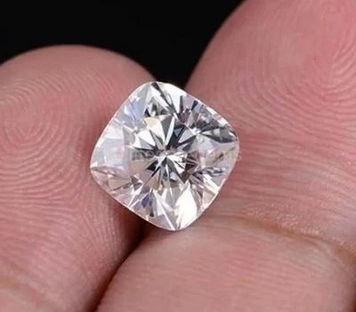 1.2  Ct Lab-Grown Diamond Cushion Cut D Color VVS1 Clarity Certified Loose  5JSW - Image 1 of 4