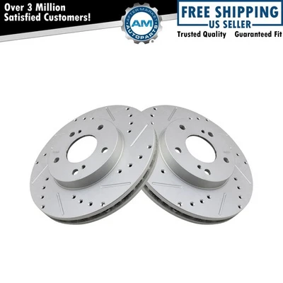 Conjunto de rotores de freio dianteiro para 2000-2001 INFINITI I30 1999-2001 Nissan Maxima - Imagem 1 de 4