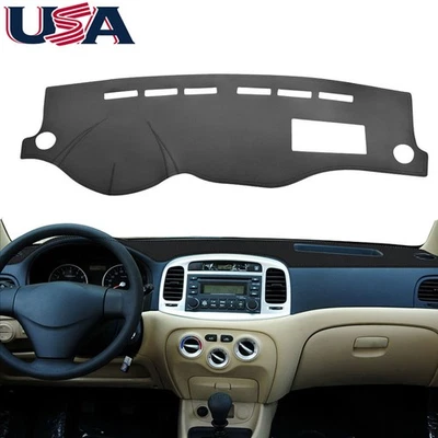 Dashboard Cover Dash mat Non-Slip Sun Shade Pad For 2006-2011 Hyundai Accent 1PC Foto 1 de 4