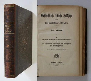1885-1900 Varusschlacht Niedersachsen Sammelband Westfalen Geschichte Römer - Imagen 1 de 1