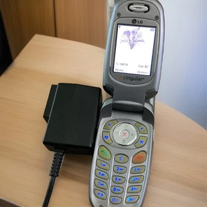 Teléfono Celular LG Cingular Abatible Gris y Plateado 2 MP 2.5" Pantalla a Color. - Imagen 1 de 11