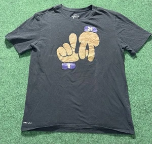 Kobe Bryant Puppet LA Sign #8 #24 Nike Dri-Fit Shirt Size Large Retirement RARE - Picture 1 of 12
