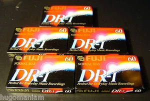 Neu Fuji DR-1 60 Minuten leeres Kassettenband normal geneigt leer versiegelt Menge 5 - Bild 1 von 1