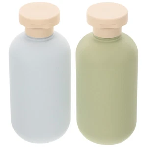 2 Pcs Avocado Washing Bottle Travel Shampoo Dispenser Bottles for Toiletries - Picture 1 of 12