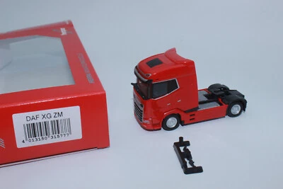 Herpa 315777 DAF XG Tractor Red 1:87 H0 New Original Packaging - Image 1 of 4