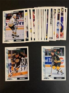 1992-93 Punktzahl Boston Bruins Team Set 26 Karten - Bild 1 von 1