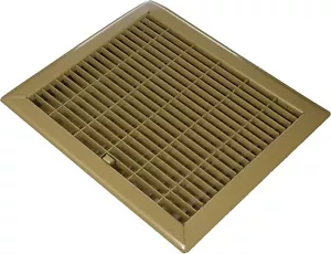AmeriFlow 400B10X12 Heavy Duty Brown Steel 10" In x 12" Inch Floor Register Vent - Picture 1 of 4