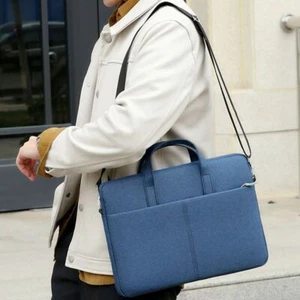 Laptop Sleeve Bag with Strap For 14 inch Protective Case Carrying Shoulder Bag - Afbeelding 1 van 13