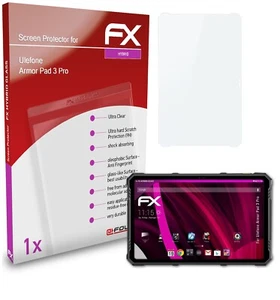 atFoliX Glasschutz für Ulefone Armor Pad 3 Pro 9H Hybrid-Glas - Bild 1 von 8