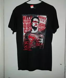 NUEVO CON ETIQUETAS - SUPERMAN - DAWN OF JUSTICE - YOUTH MED - CAMISETA NEGRA - Imagen 1 de 2