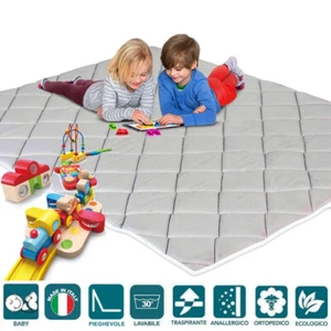 Trapuntino per bambini Neonati Grigio Pieghevole Lavabile SUPER IGIENICO - Foto 1 di 9