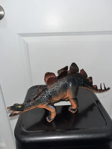 Vintage Dur Mei Stegosaurus 1986 Dinosaur Toy Model UKRD 15" Long - Picture 1 of 8