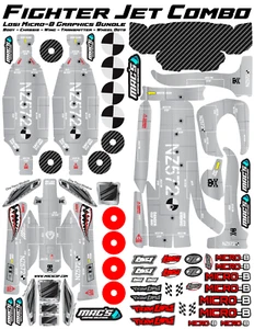 RC Wrap Combo Kits for Losi 1/24 Micro-B - Micro B - RC Stickers - Full Wrap Kit - Picture 1 of 17