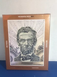 Presidential Puzzle-Mint: An Abraham Lincoln Jigsaw Puzzle and Mini-Poster by Ma - Picture 1 of 6