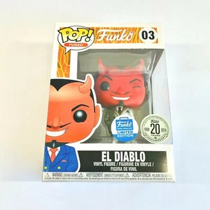 Funko Pop Spastik Plastik El Diablo Silver Suit 20th Anniversary Exclusive New - Picture 1 of 10