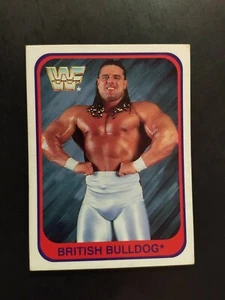 WWF MERLIN 1991 TRADING CARDS WRESTLING BRITISH BULLDOG n 132/150 OTTIMA - Imagen 1 de 2