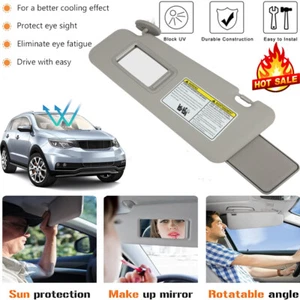 Gray Left Driver Side Sun Visor For Toyota Highlander 08-13 With Sunroof - Picture 1 of 10