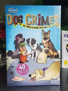 NEW ThinkFun Dog Crimes Logic Game and Brainteaser for Everyone Age 8 to Adult - Picture 1 of 2