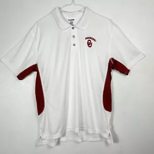 Mens Polo Shirt XL READ Oklahoma Sooners Short Sleeve Pro Edge Knights Apparel - Picture 1 of 20