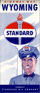 Standard Oil Road Map 1954: Wyoming NOS - Bild 1 von 1