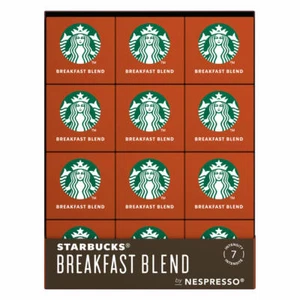 STARBUCKS Breakfast Blend 12er Set by NESPRESSO, Medium Roast, 12 x 10 Kapseln - Bild 1 von 1
