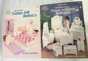 AMERIKANISCHE HANDARBEITSSCHULE KUNSTSTOFF LEINWAND ANLEITUNGSBROSCHÜRE SCHLAFZIMMER PAAR - Bild 1 von 5