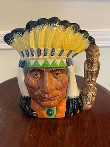 Royal Doulton 1966 North American Indian D 6786,large Jug,Special edition,signed - Picture 1 of 10